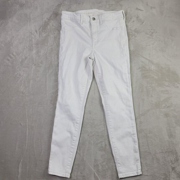 American Eagle Outfitters Denim - American Eagle White Hi-Rise Next Level Stretch Women's Jeggings | Size 8 Short